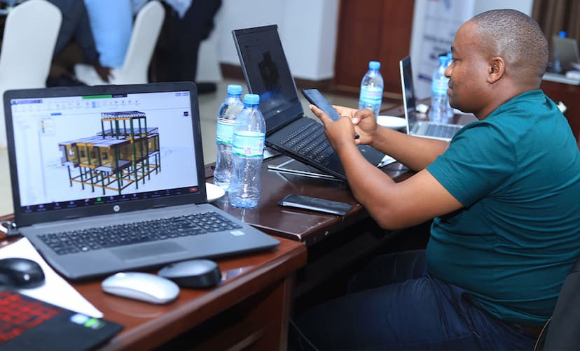 Trained Institution of Engineers Tanzania members on structural design