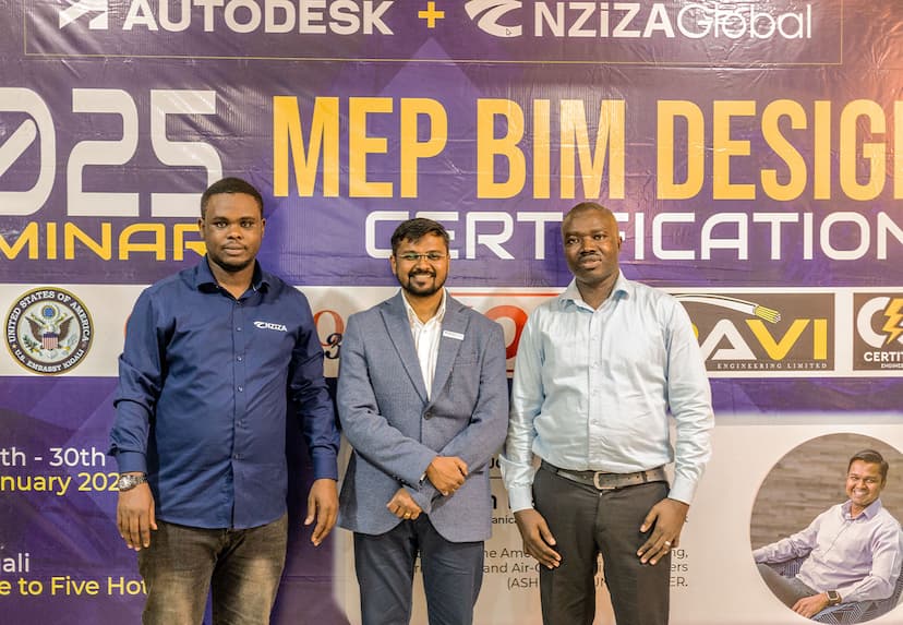 Multiple Companies in Africa Join Expert-Level Training in Revit MEP 2025